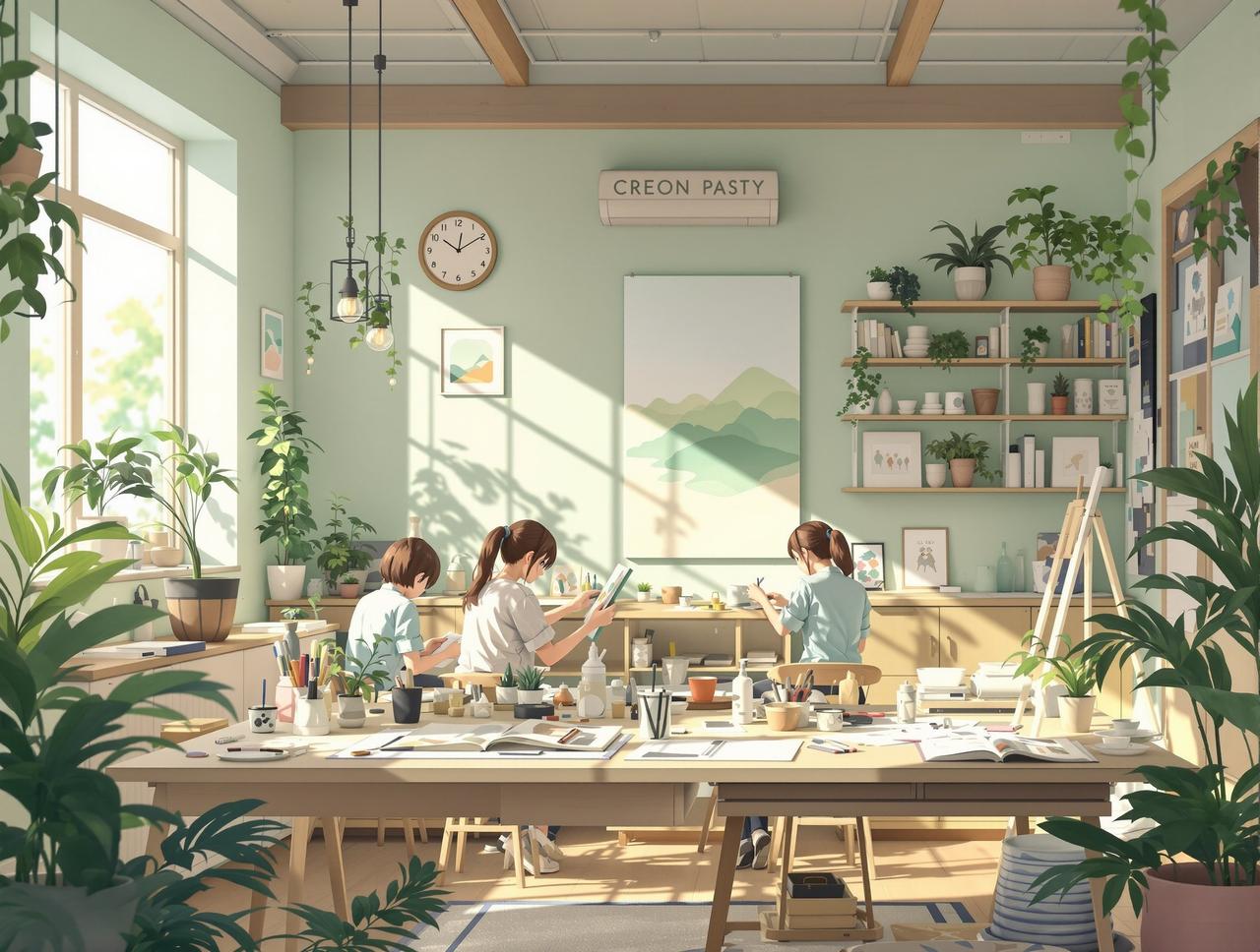 西瓜短剧品牌故事 - 动画工作室创作场景